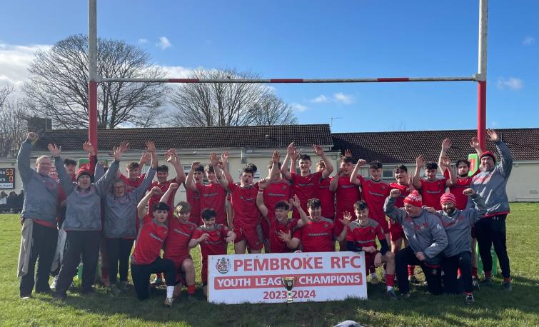 Unbeaten League Champions Pembroke Youth